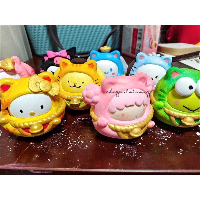 Tô tượng thạch cao SANRIO size nhỏ(không kèm màu và cọ)