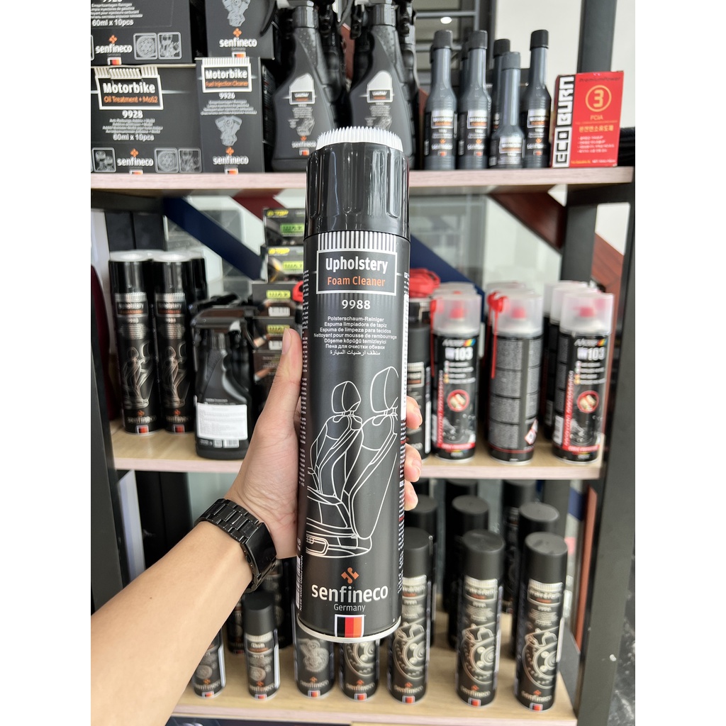 Combo  Vệ Sinh Nỉ, Vải, Da Lộn Senfineco 9988+  Vệ Sinh  Bảo Vệ Nội Thất Da Senfineco 9955