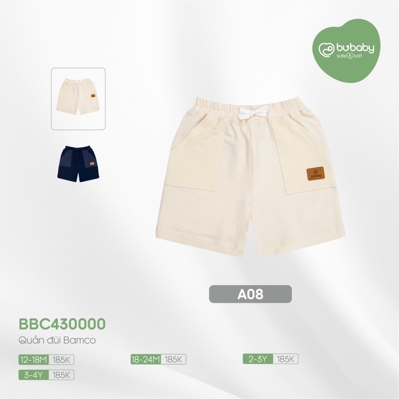 Quần đùi Pure Cotton Bu cho bé trai bé gái