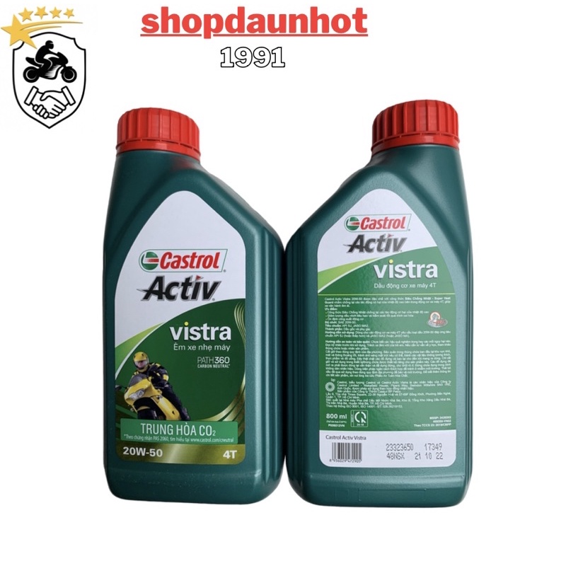 Dầu nhớt Vistra (Castrol Activ) cho xe số