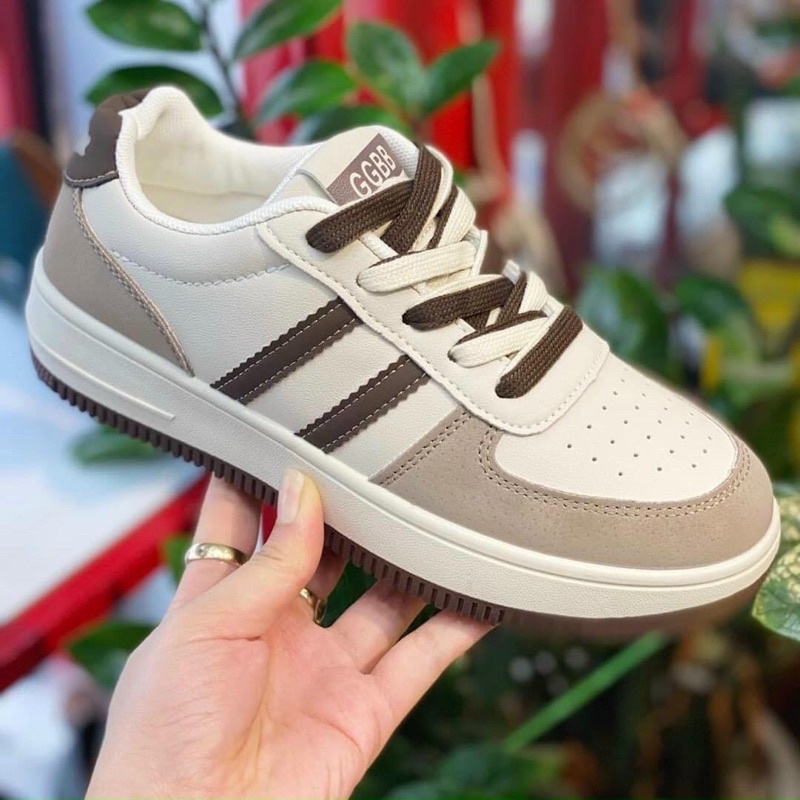 Hot Freeship Giày thể thao nữ hai sọc mới đế kếp cao cấp siêu êm chân