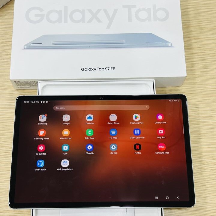 Máy tính bảng Samsung Galaxy Tab S7 FE 4G chính hãng nguyên seal fullbox