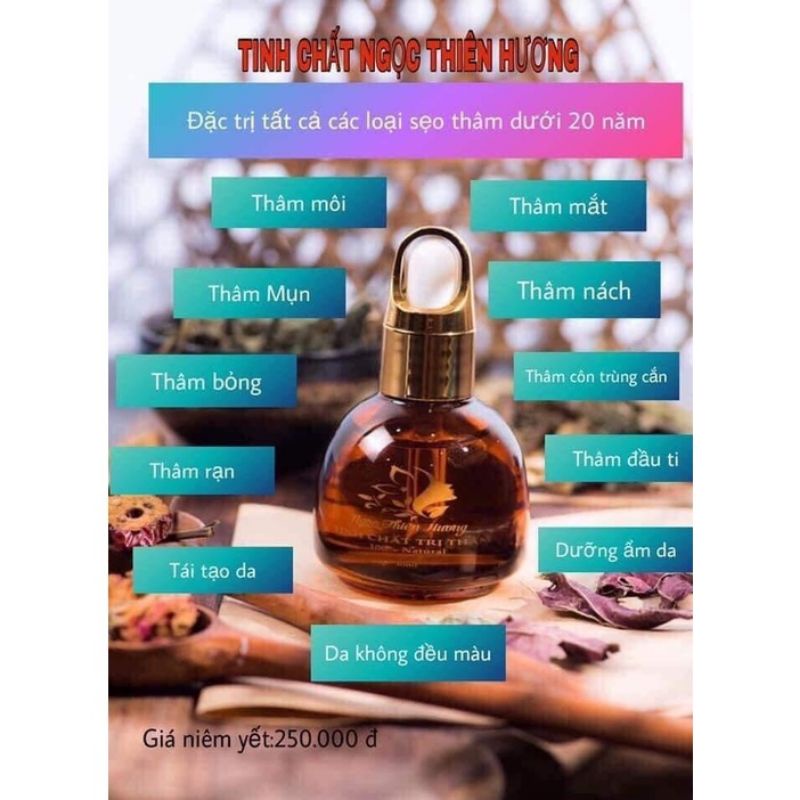 Tinh chất mờ thâm Ngọc Thiên Hương xoá mờ thâm tay chân body... không chứa cồn