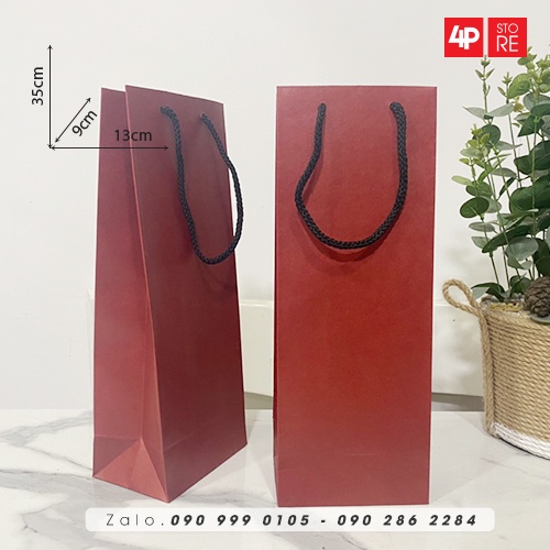 01 TÚI KRAFT 13 X 35 X 9 CM  - HỎA TỐC