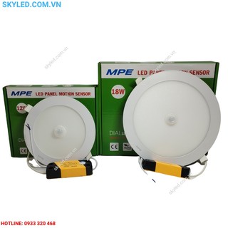 Đèn led âm trần cảm biến chuyển động 12w-18w ánh sáng trắng