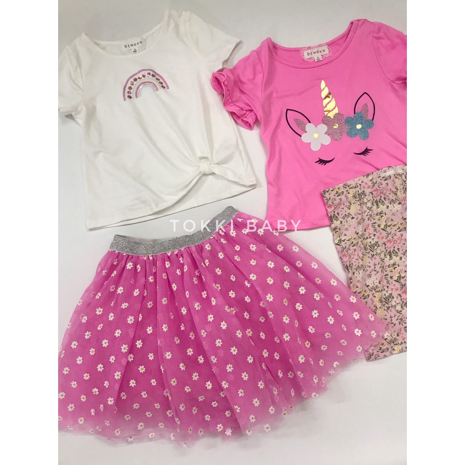 Set 4 chi tiết dư xịn pony hồng cho bé gái BBT005