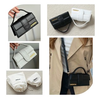 Túi xách jacquemus trắng size 17/24 - by willow.luxury