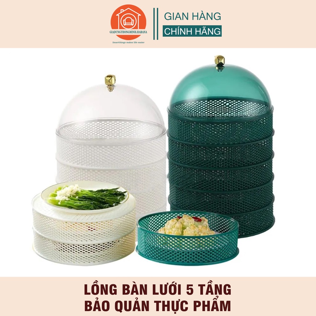 thoáng khí giúp bảo quản thức ăn khỏi ruồi nhặng gấp gọn dễ dàng