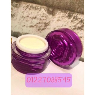 Kem face hoa hồng tím siêu trắng