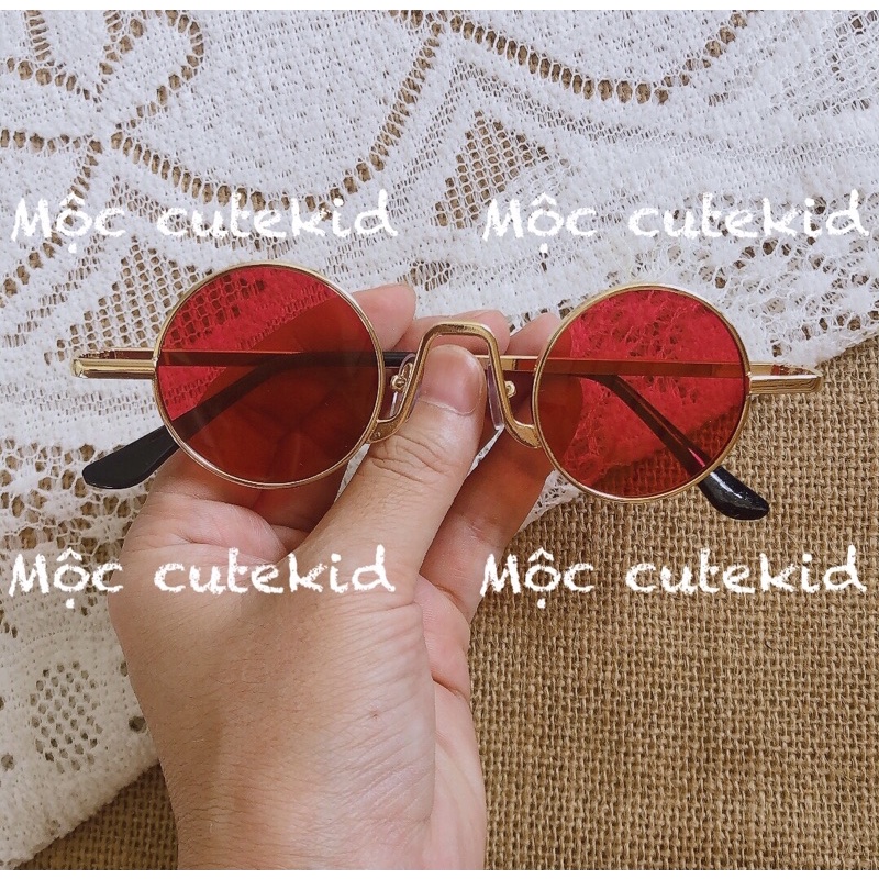 Mắt kính cho bé trai bé gái QCCC - HÌNH THẬT - FREESHIP - chống nắng chống bụi chụp hình thời trang sống ảo cho bé yêuo