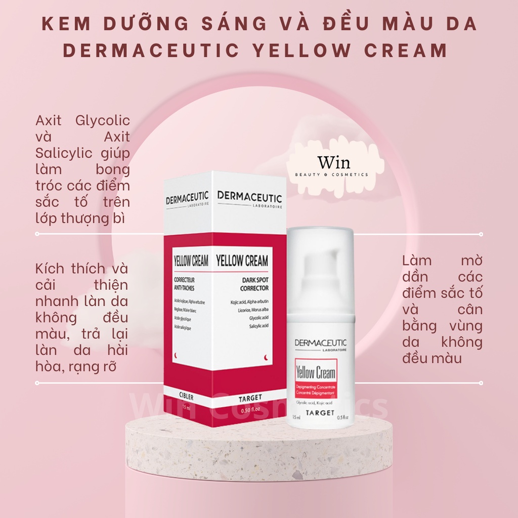 Kem dưỡng Dermaceutic Yellow Cream cải thiện sắc tố da