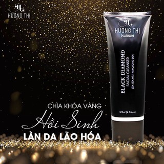 SỮA RỬA MẶT KIM CƯƠNG ĐEN HƯƠNG THỊ BLACK DIAMOND FACIAL CLEANSER 120ML