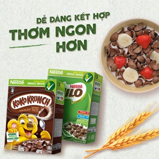 Ngũ cốc ăn sáng Nestle Milo và Koko Krunch hộp 150g - Bữa sáng dinh dưỡng cho trẻ em.