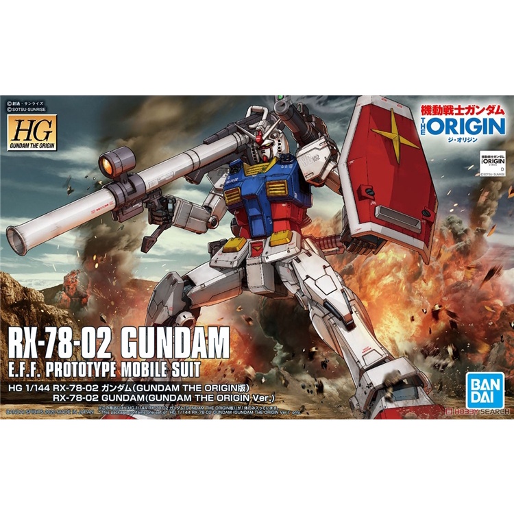 Mô Hình Lắp Ráp 1/144 Gundam HG GTO RX-78-2 The Origin