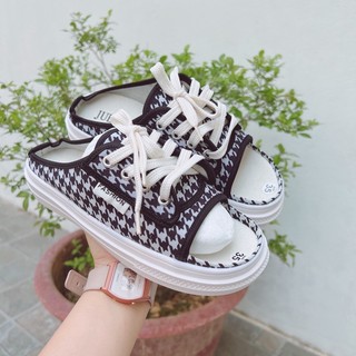 Dép quai ngang nữ đế thể thao cao 3cm
