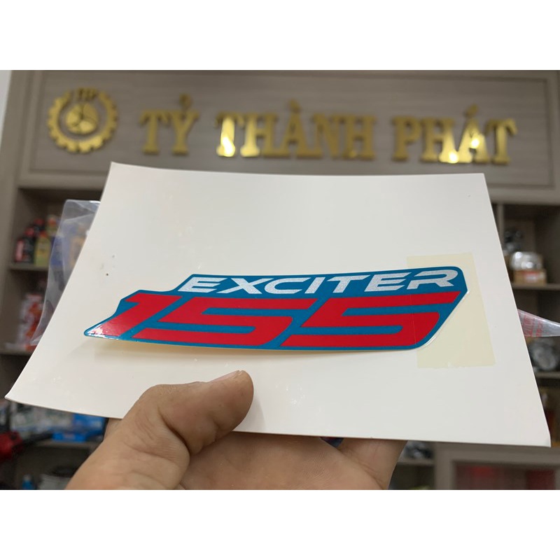 Tem nạ Ex 155 Xanh Da đời 2023 chử Exciter 155