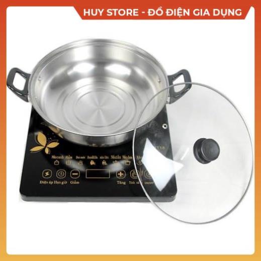 Bếp điện từ MK Media tiện nghi hiện đại , Bếp điện cảm ứng đa năng Tk điện an toàn làm nấu lẩu nấu canh Huy Store