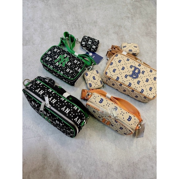 Túi MLB Monogram Jacquard Mini Crossbody - Túi đeo chéo MLB Chính hãng