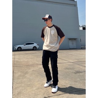 Áo thun Raglan - Peanut / Brown