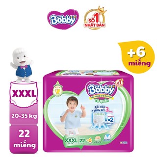 Tã quần bobby xxxl22 + 6 miếng mới