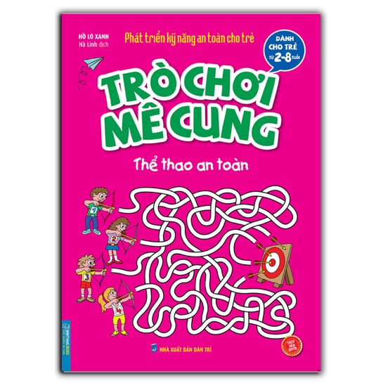 Sách - Trò chơi mê cung - Thể thao an toàn (2-8 tuổi)