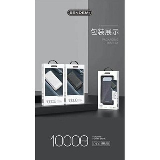 Sạc dự phòng sendem p100, sạc dự phòng 10.000mah