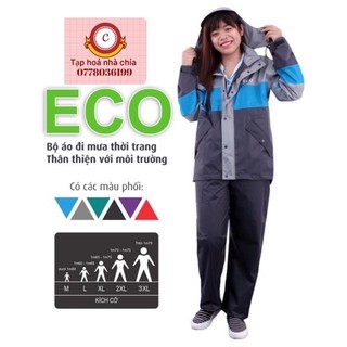 Áo mưa bộ ECO siêu nhẹ của Rando