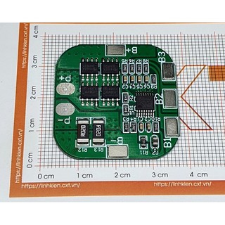 Hx-4s-a20 mạch sạc bảo vệ pin lithium 18650 14.8v 4 cell 20a