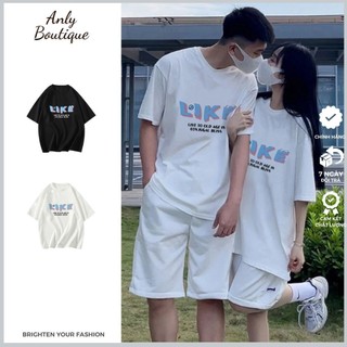 Áo thun đôi unisex tay lỡ form rộng phông nam nữ basic tee đen trắng oversize j08