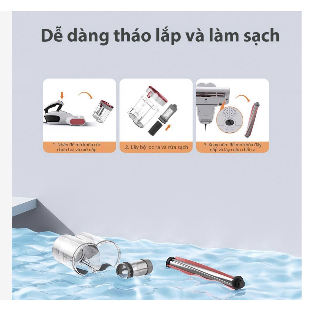 Máy hút đệm diệt khuẩn thông minh Smarock S10