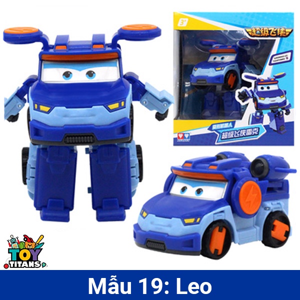 Đội bay siêu đẳng SUPERWINGS - Tất cả nhân vật robot biến hình trong phim hoạt hình Đội Bay Siêu Đẳng  - Cỡ Vừa