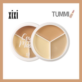  Kem nền che khuyết điểm bảng triệt sắc Cover Master Xixi 3 ô màu nội địa Trung 