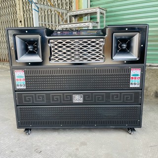 Thành phẩm và vỏ loa kéo 40 đôi 3way 2 bass 2 trung 2 trép mạch 19x8 - 432vietnam