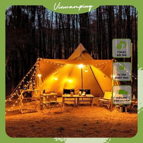Dây Đèn LED Cherry Ball Trang Trí Phòng, Lều Trại Kiểu Vintage