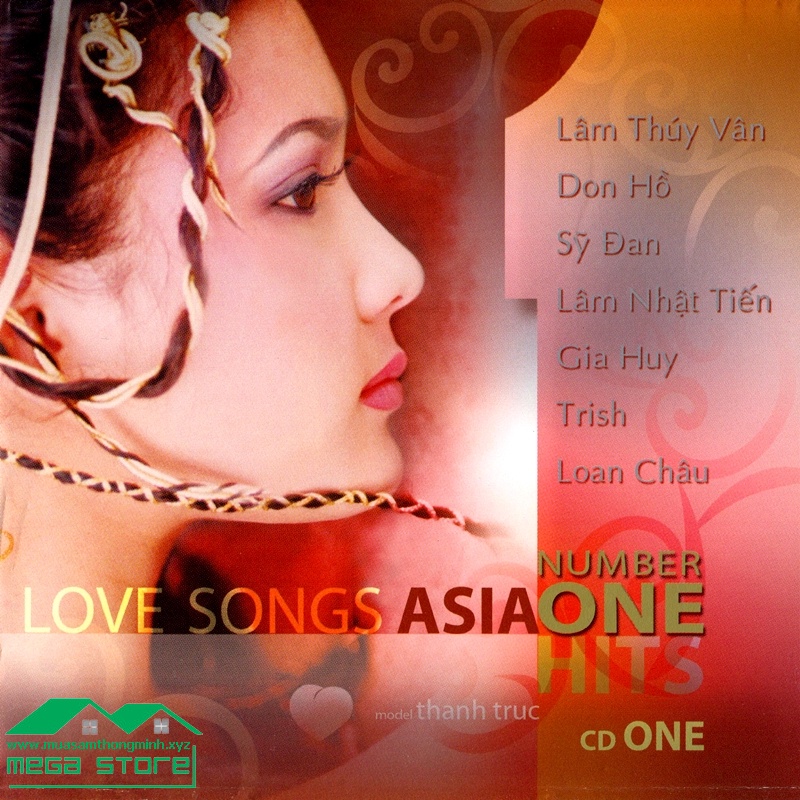 Những Bài Hát Về Tình Yêu Số 1 Châu Á (2CD) - Love Songs - Asia Number One Hits - ACD152