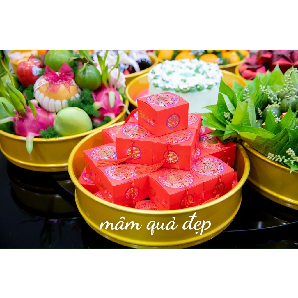Hộp đựng bánh  - Hộp đựng bánh cưới - Hộp quà cưới cao cấp - TONYHOUSEWEDDING