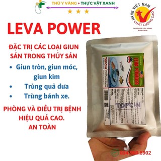 Leva powder diệt ký sinh trùng, giun sán nội ngoại cơ thể cá