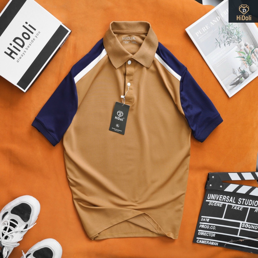 Áo polo nam nữ unisex có cổ phối viền đẹp, vải mềm, co giãn, mặc siêu mát REMMY