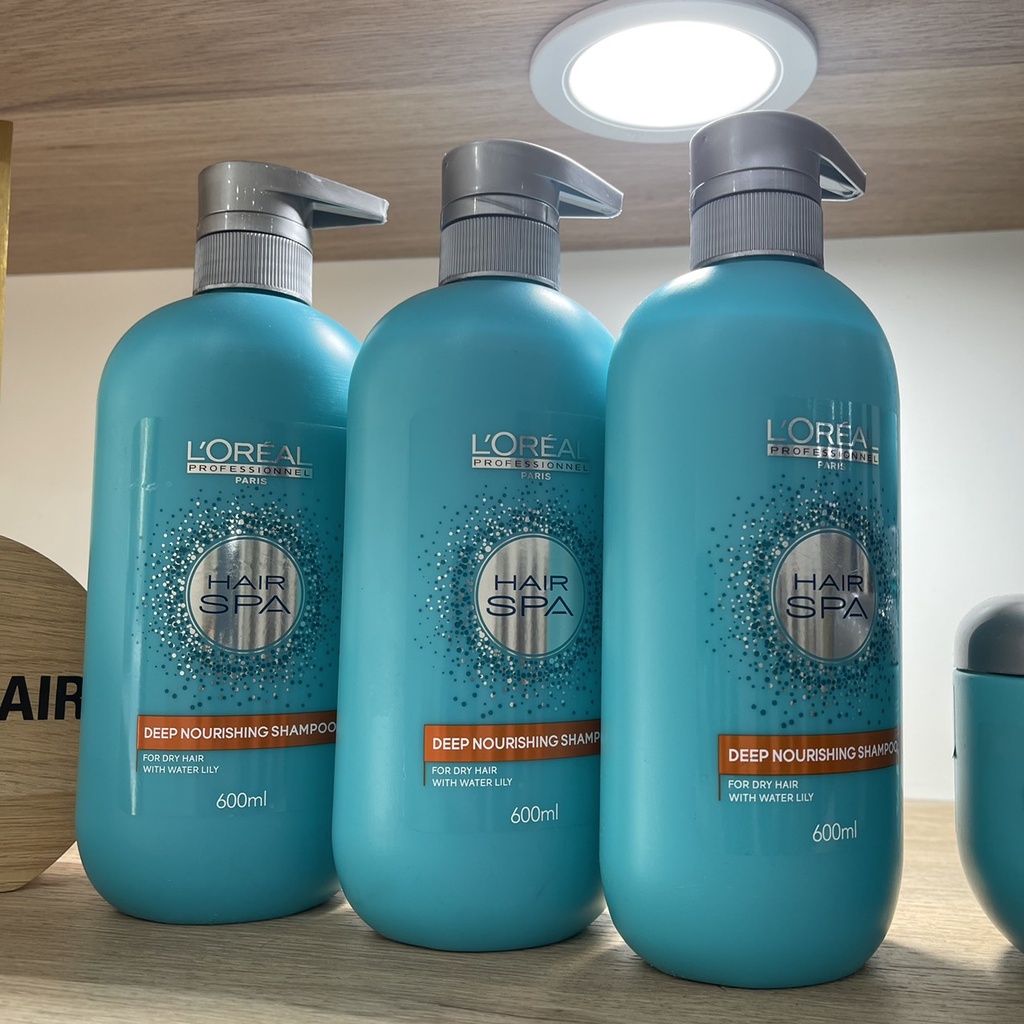 Dầu gội giúp tóc suôn mượt hair spa LOREAL deep nourishing shampoo - 600ml