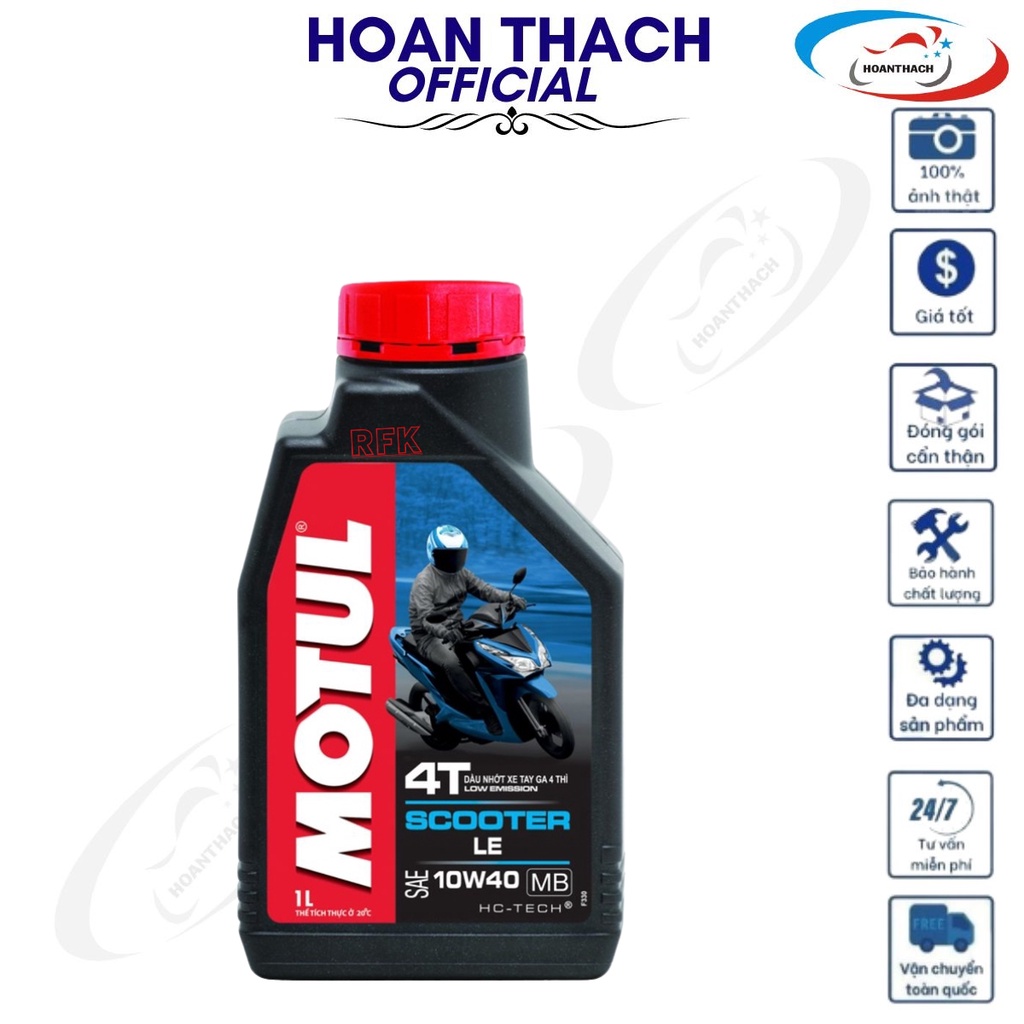 Dầu Nhớt Xe Tay Ga Motul Scooter Le 10W40 HOANTHACH SP018602