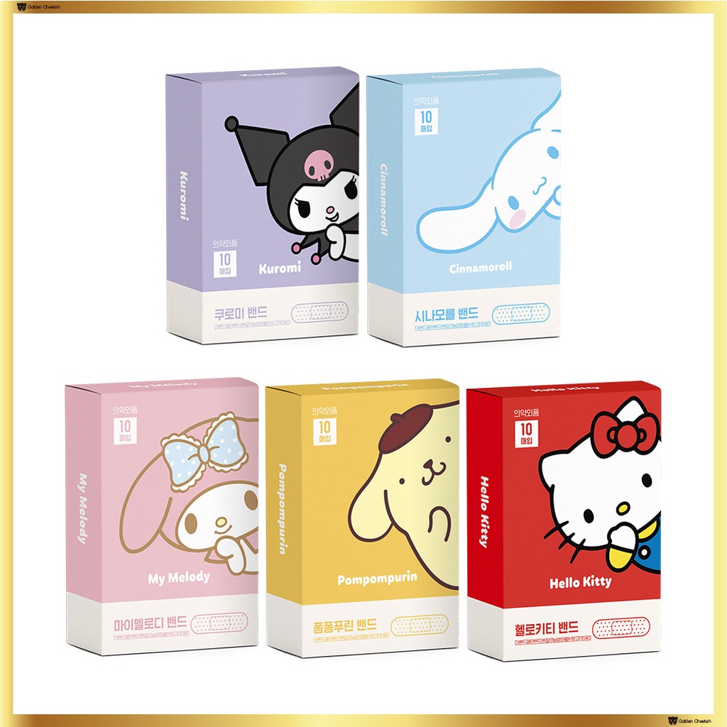 Set 10 Băng Cá Nhân Vật Sanrio 5 Loại