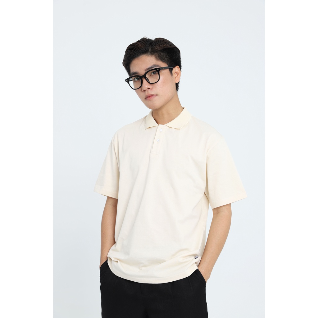 Áo polo unisex trơn basic phong cách Hàn Quốc nam nữ mặc cực chất