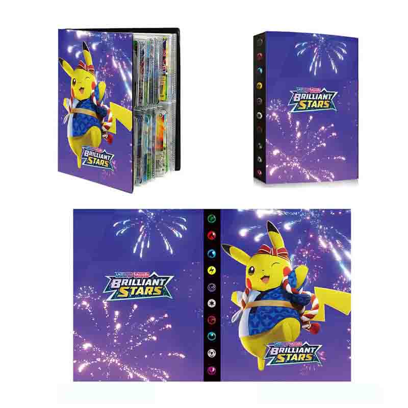 Album Đựng Thẻ Bài Pokemon,Khe Đựng 240 Thẻ Bài,Sách Đựng Bộ Sưu Tập Thẻ Bài Pokemon