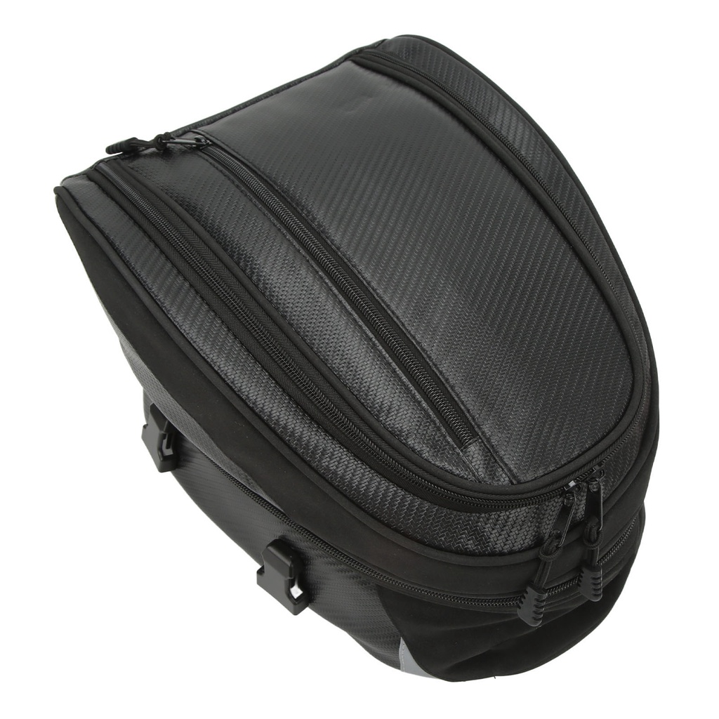 Đuôi Xe Máy Túi PU Chống Thấm Nước Dung Tích 10L Ba Lô Ghế Sau Yên Hành Lý Đa Năng Phù Hợp Đi Thiết Bị