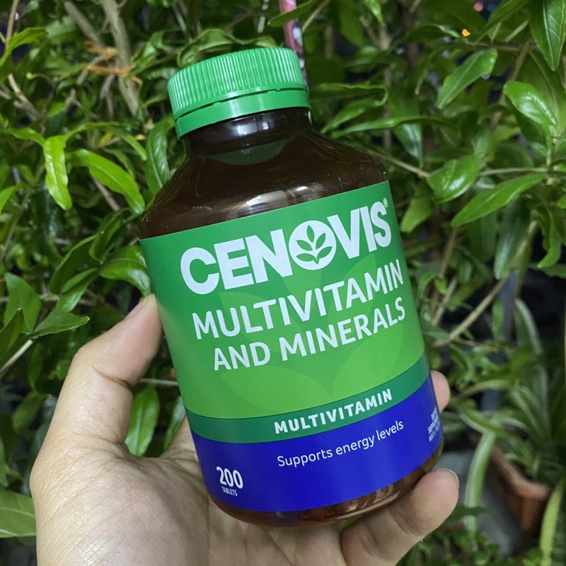 (Hàng Úc) Viên uống bổ sung vitamin tổng hợp và khoáng chất Cenovis Multivitamin and Minerals 200 viên