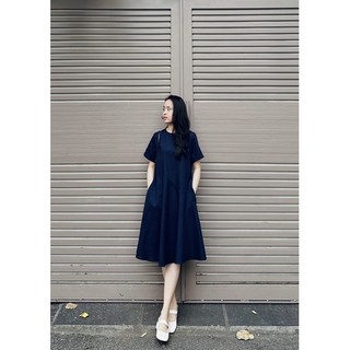 Đầm Larie phối tà xéo