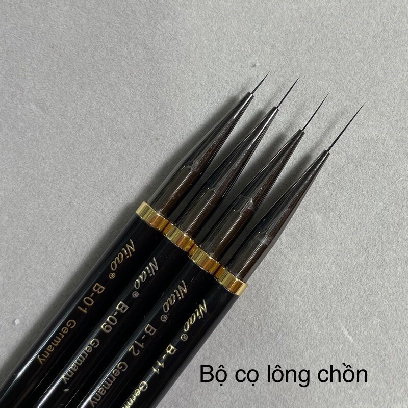 Cọ Lông Chồn Niao- vẽ trang trí móng tay cao cấp siêu mền