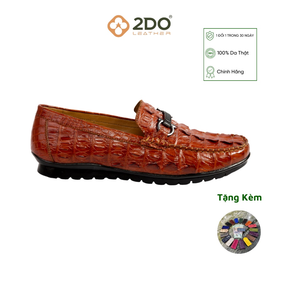 Giày Mọi Gai/Đuôi Da Cá Sấu 2DO LEATHER G920 Quà Tặng Cho Người Thân, Sang Trọng, Cao Cấp, Siêu Bền