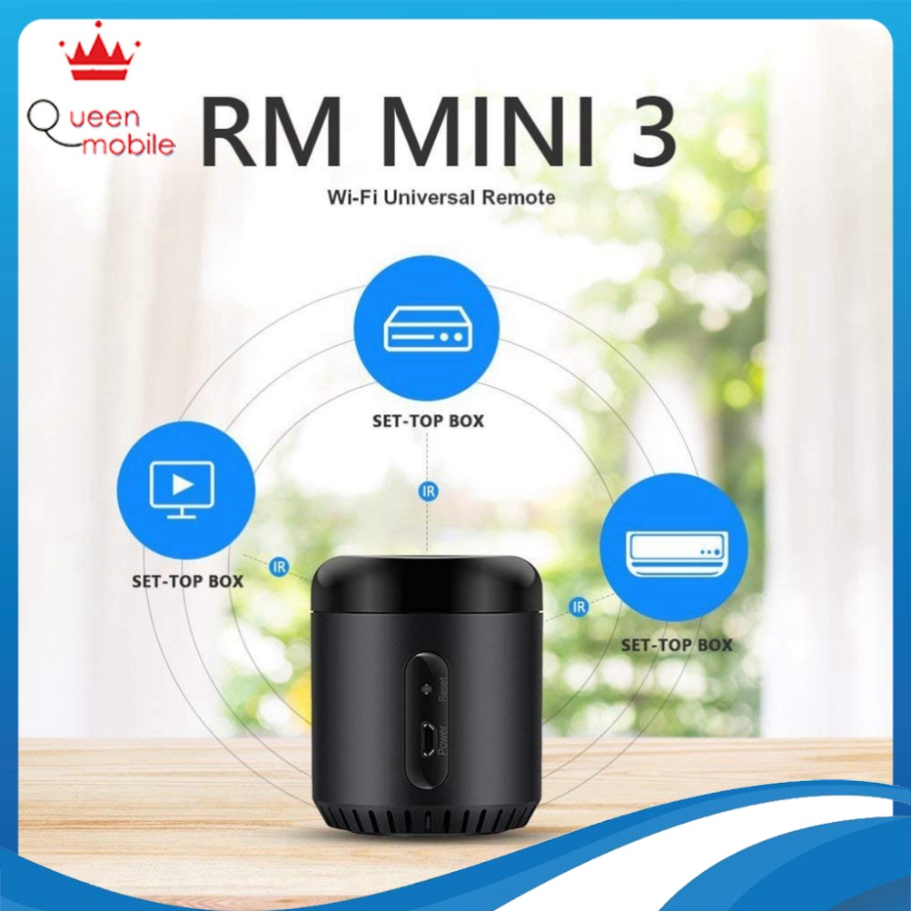 BLK Broadlink RM Pro+ RM Mini3 TT hướng dẫn thông nhà minh, tương trợ trên iOS và Android [Queen Mobile]