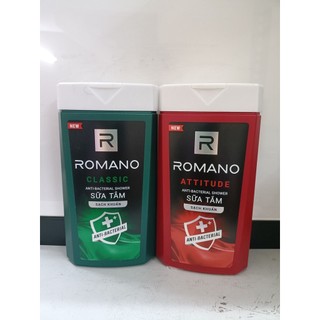 (Xả kho) Romano -Sữa tắm romano cao cấp Classic/Attitude 150g